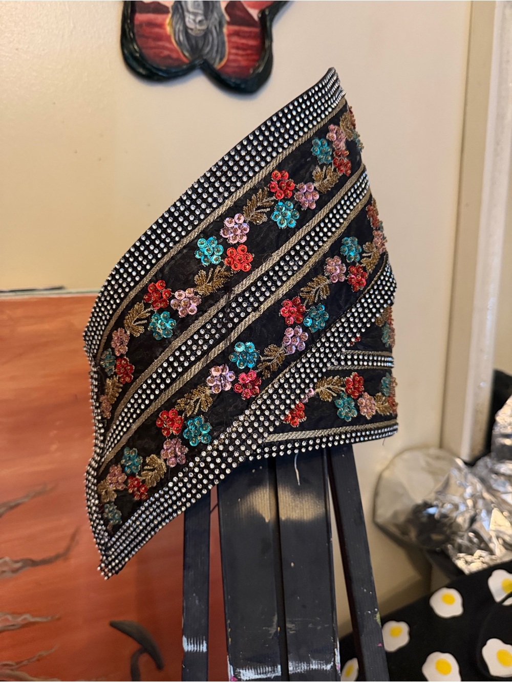Whitetail and shon luxury bejeweled vintage turban hat - Picture 4 of 7